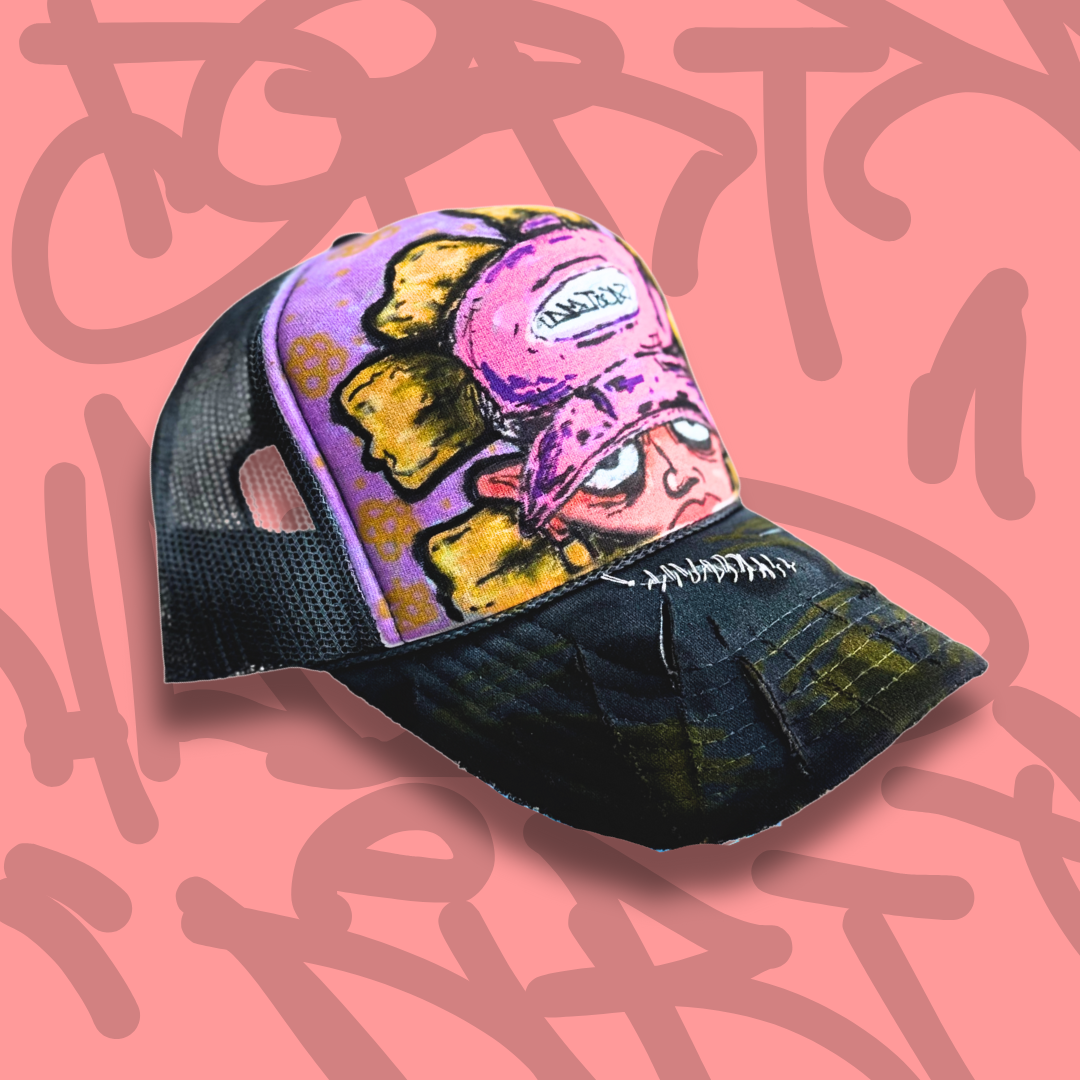 FLOWER HEAD DIRTY HAT